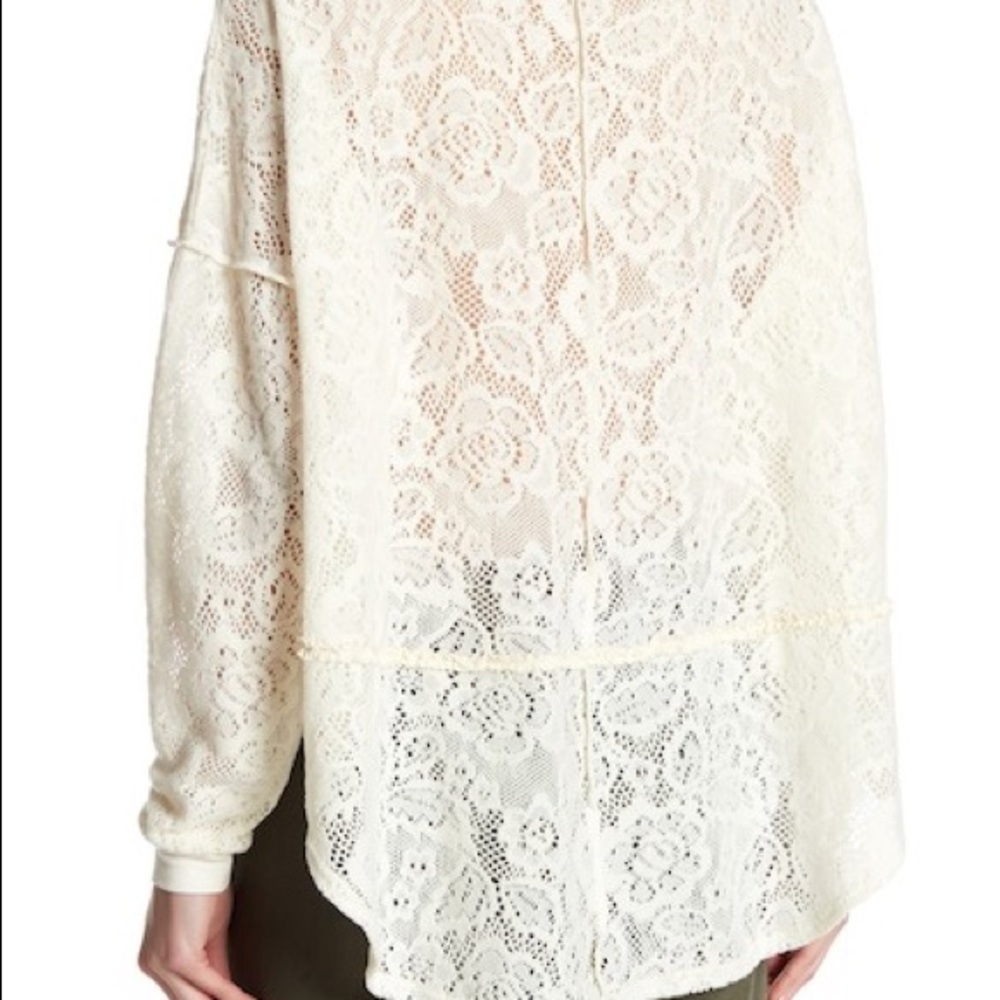 NWT Free PeopleNot Cold in this Floral Knit Top - Picture 6 of 7
